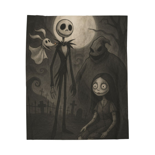 The Nightmare Before Christmas Themed Blanket