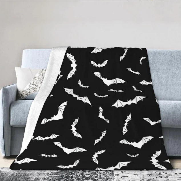 Halloween Bat Soft Sofa Blanket
