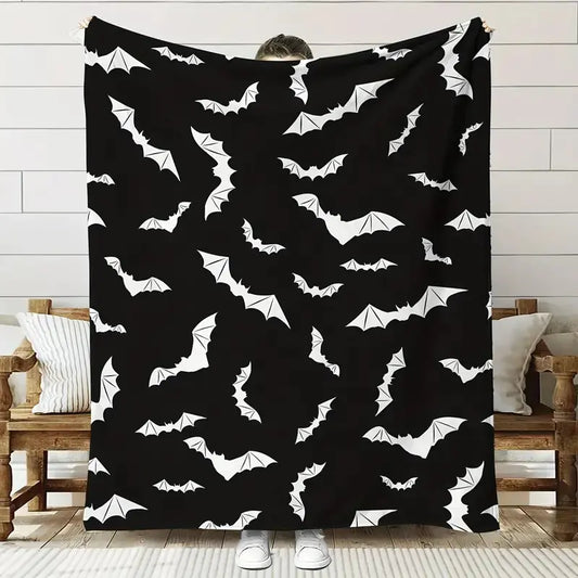 Halloween Bat Soft Sofa Blanket