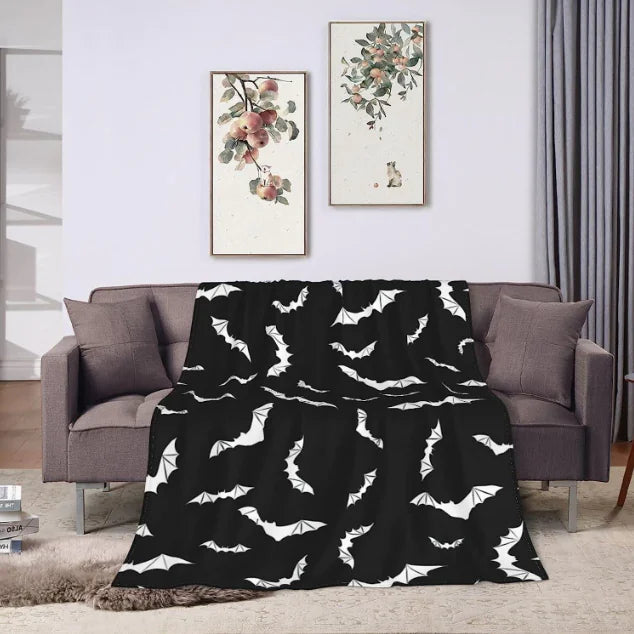Halloween Bat Soft Sofa Blanket
