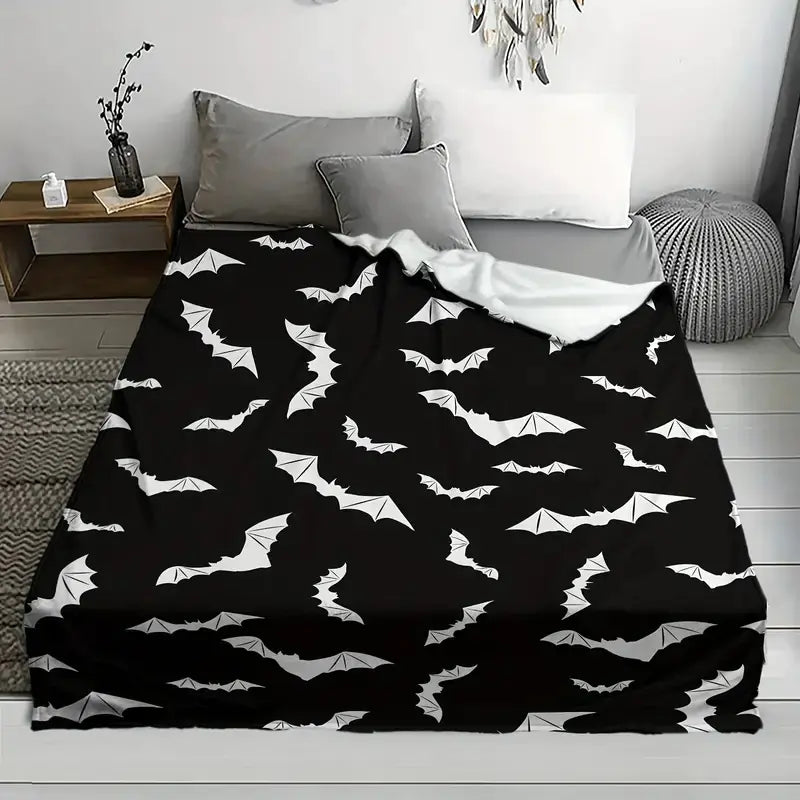 Halloween Bat Soft Sofa Blanket